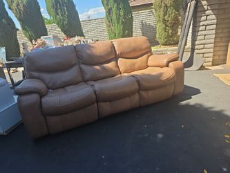 Leather Reclining Couch