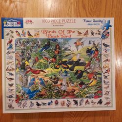 1000 Piece Jigsaw Puzzle Birds Of The Backyard