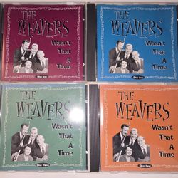 Wasn't That a Time 4 CD SET The Weavers