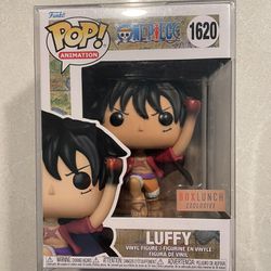 Luffy Uppercut Funko Pop *MINT* Box Lunch Exclusive One Piece 1620 with Protector Anime Straw Hat