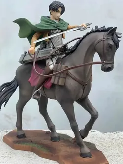 Attack on Titan: Levi Ackerman Mounted Cavalry Figure,