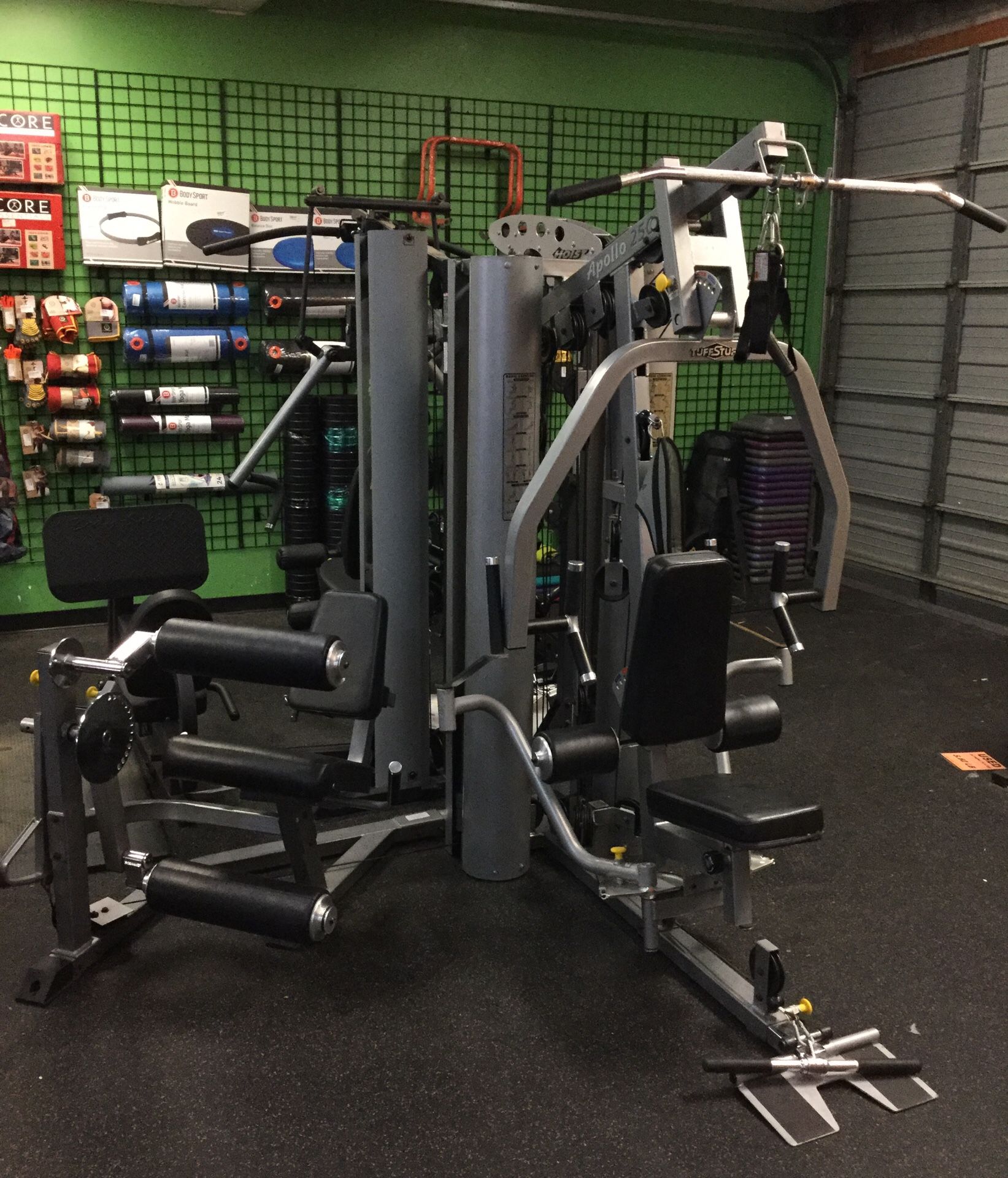 Tuff Stuff Apollo 250 commercial home gym with optional leg extensions