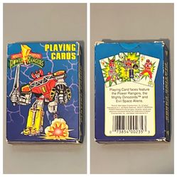 Power Rangers Playing Cards