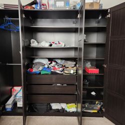 IKEA Cupboard with multiple shelves 