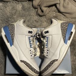 unc jordan 3’s