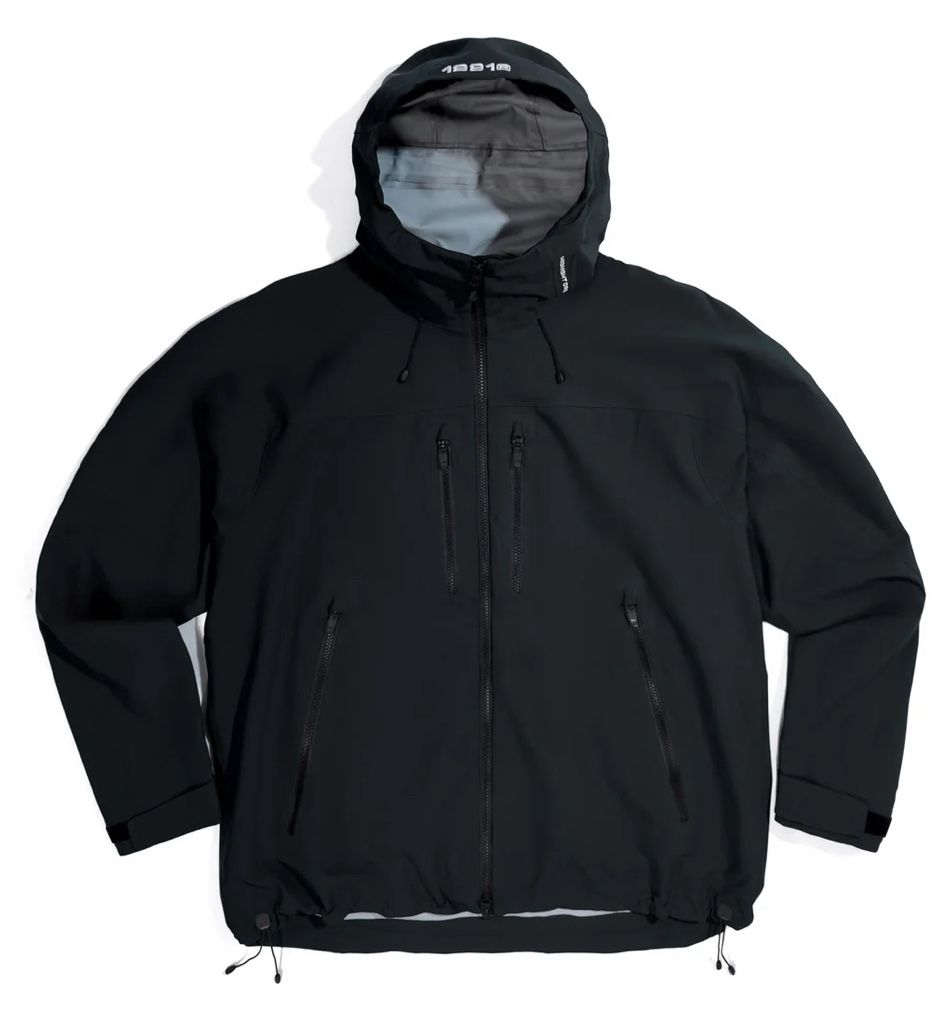 Midnight Organic Good-Tex Shell Rain Jacket Windbreaker Larry June Brand New DS