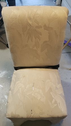 Upholstered dining room chair one only
