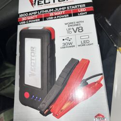 Vector 1600 Amp Lithium Jump Starter