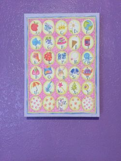 Girls room wall decor