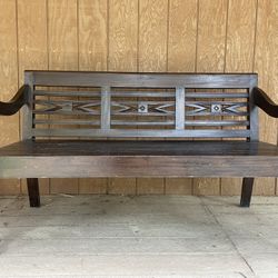 Wooden entry Bench