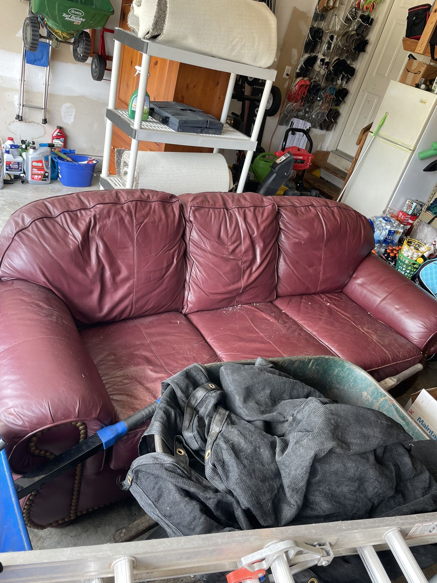 Leather sofa