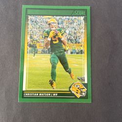 Christian Watson 2024 Green Score #104