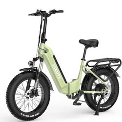 ESKUTE Star Folding Electric Bike, 960Wh LG Battery Cells, Up to 80 Miles Range, 500W(750W Peak) Powerful Motor, Hydraulic Brakes and 7-Speed, 20"x4.0