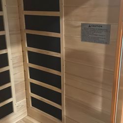 Amazing SAUNA Dynamic 1-2 Person Electric Infrared Sauna Regular Outlet Lots of Heaters