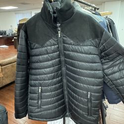 El General Men’s Puffer Jacket – Black – Sizes S–XL – New w/ Tags