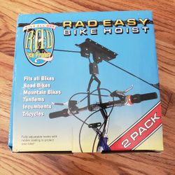 New- Rad Easy Bike Hoist - 2-Pack