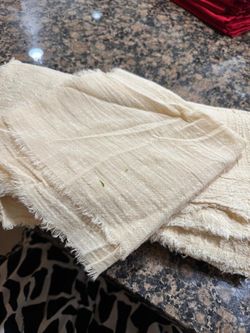 Beige  cotton napkins
