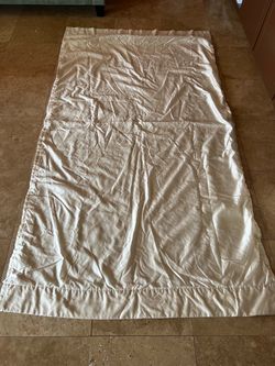 Chris Madden Curtains, JCP Home Color Ivory, One Curtain Has A Small Tear, 96 inches by 52 inches, Obo