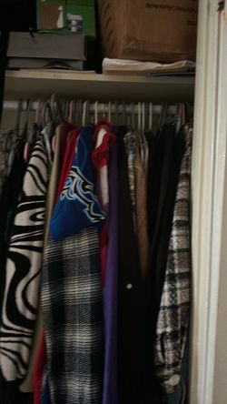 Moving sale clothing