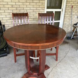 High-Top Table With Chairs