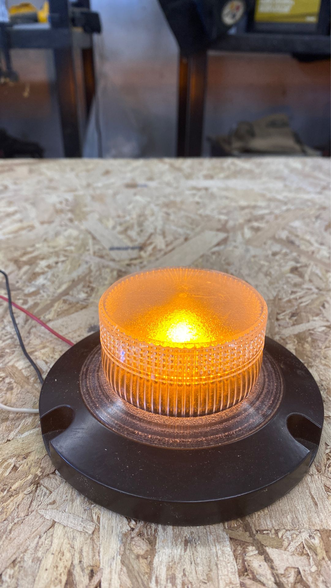 Amber beacon lights