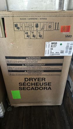New Gas Dryer Whirlpool