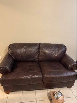 Leather couch