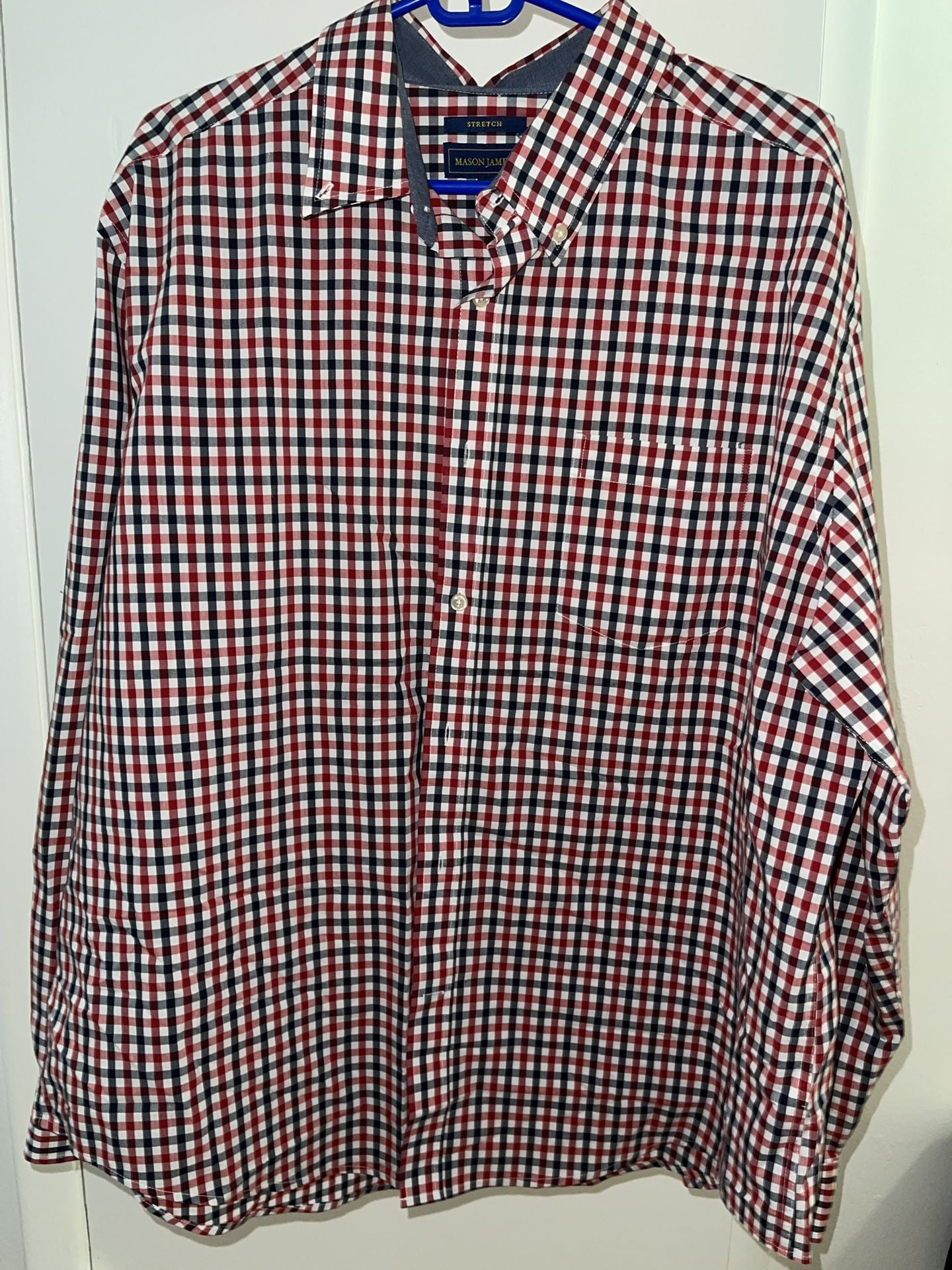 Men’s Mason James Casual Button Down Shirt XL