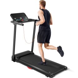 UMAY Treadmill with Auto Incline, Foldable Treadmills for Home, 18.5" Wider Belt，3.0 HP, 9.3MPH, 320lbs Capacity