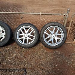 Missmatch Tires with  Matching Ford  Rims. Make  Offer