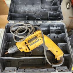 Corded DeWalt Power Drill With Case