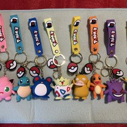 Pokémon key chains