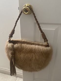Pablo Masi Mink & Fur Authentic NWOT Italian Shoulder Bag