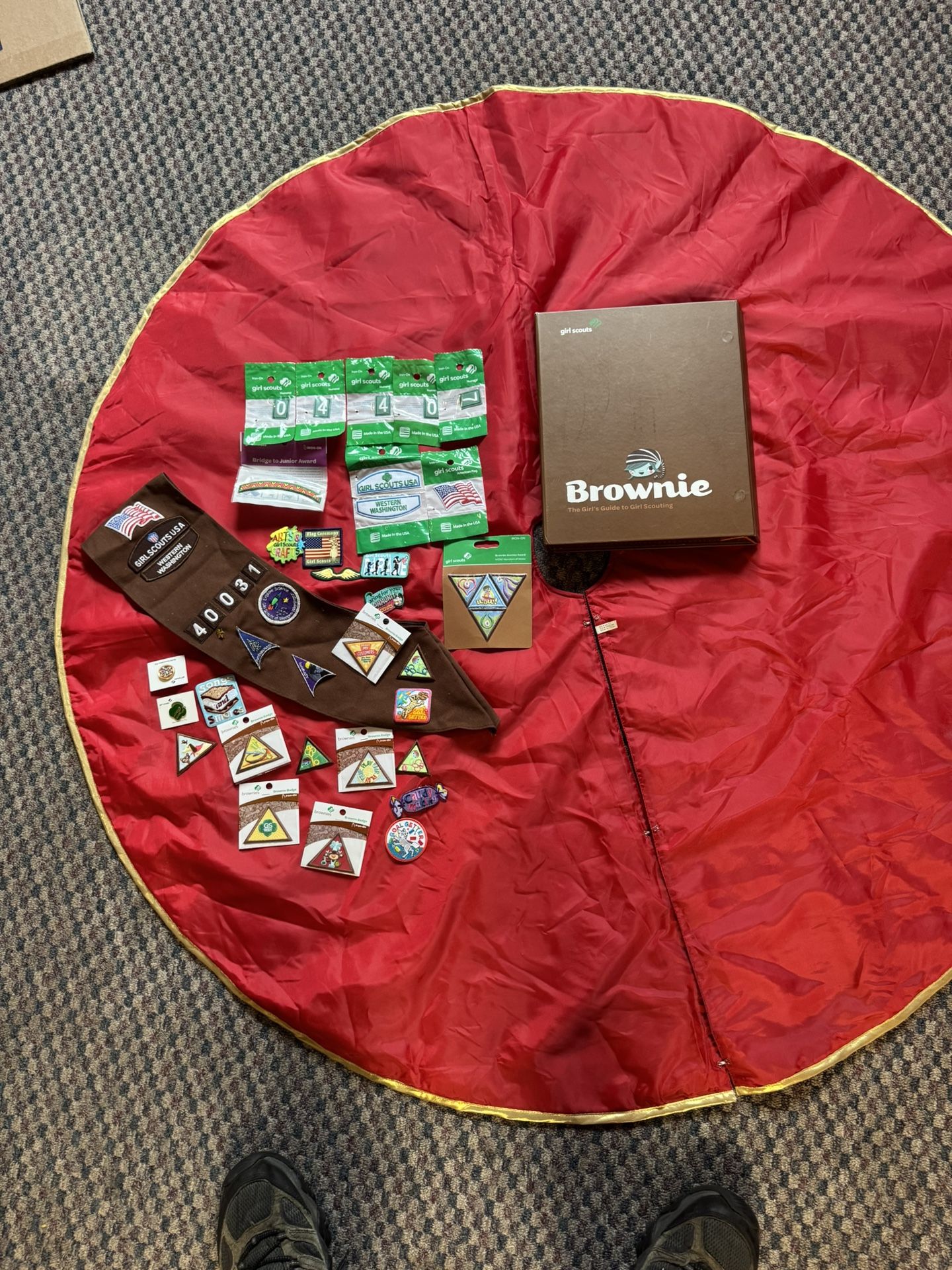 Girls Scouts Brownies Regalia Sash Manual Etc
