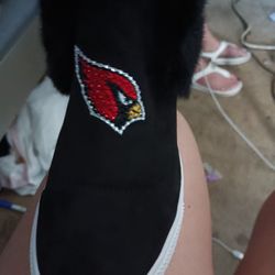 Az Cardinals Womens Wedge Booties
