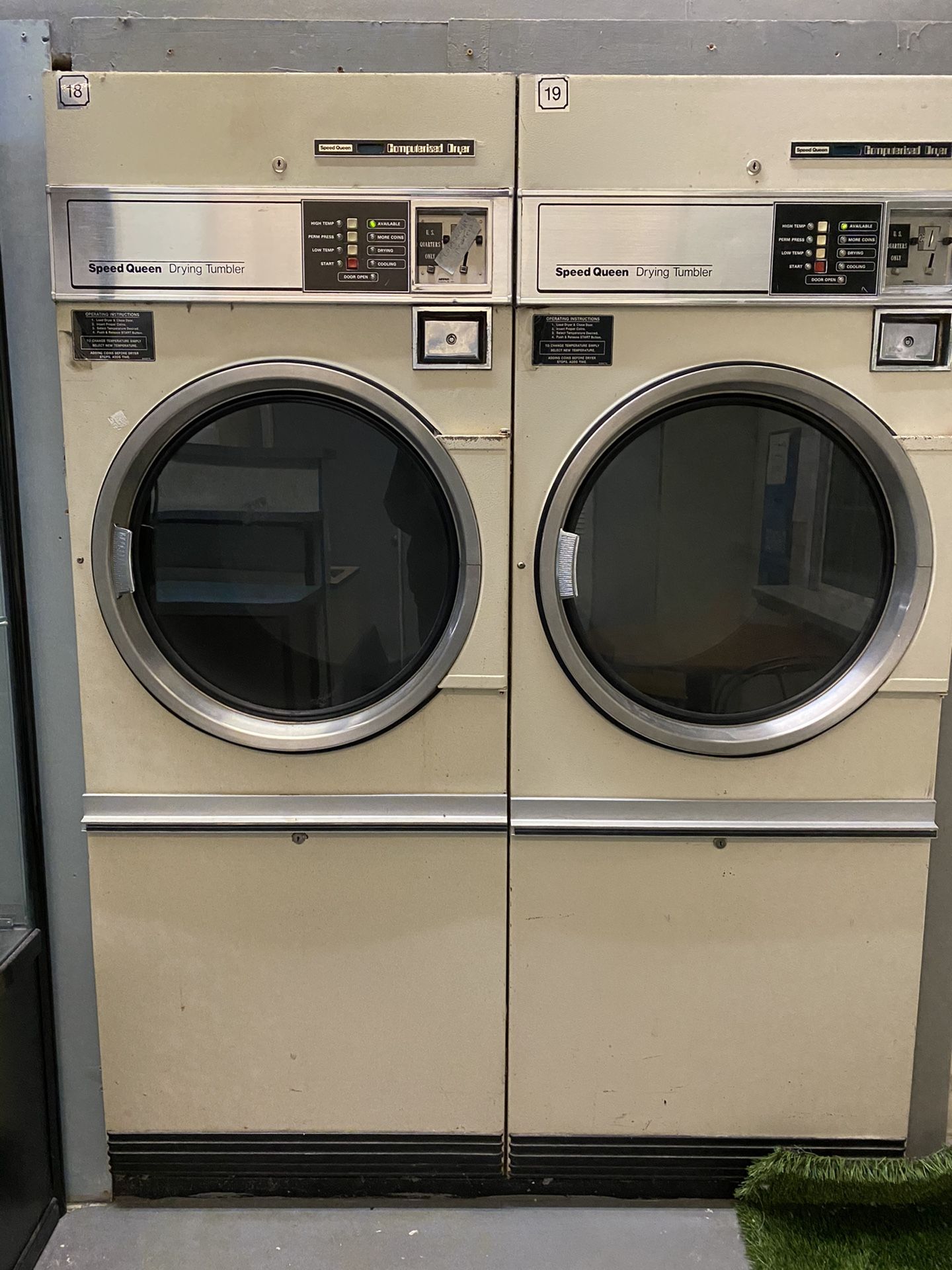 30 Ib Speed Queen Commercial Dryer, 2 available