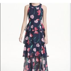 Brand new Tommy Hilfiger Floral cascade halter Dress Sz 8