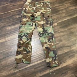 BDU Camouflage Medium Long Pants