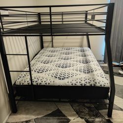 Steel Frame Bunk Beds Queen/Full 