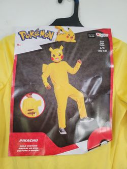 Pokémon Pikachu Boy's Halloween Costume Youth Size Large = 10/12