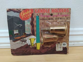 Golden Club Brass Candle Holder 