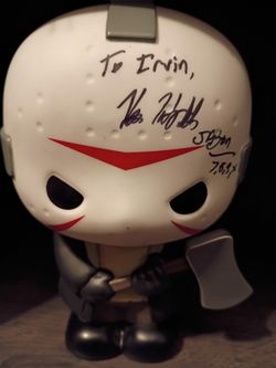 Kane Hodder Signed Jason Piggy Bank ‘Jason 7, 8, 9’ Autograph Friday the 13th
