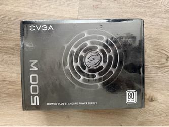 EVGA 500 w 80 plus standard power supply