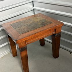 Vintage Slate End Table (FREE DELIVERY)