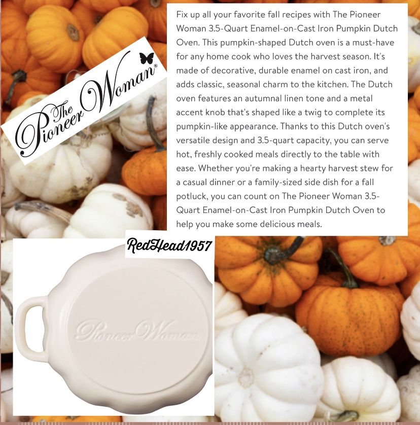 The Pioneer Woman's $25 Pumpkin Dutch Oven Looks Nearly Identical