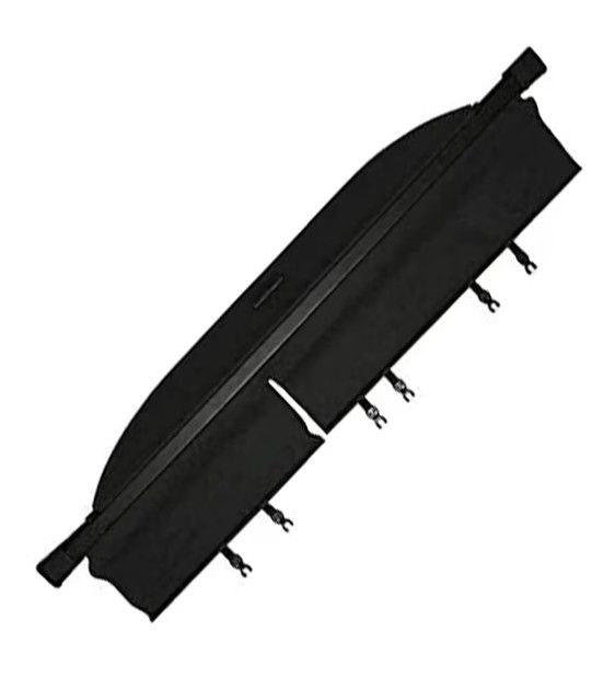 Cargo Cover Compatible for 2014 2015 2016 2017 2018 2019 Toyota Highlander Trunk Retractable Cargo Luggage Security Shade Cover Shield Black(not fit T