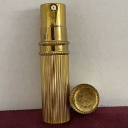  Vintage Antique NINA RICCI made In France L’ Air du Temps Refillable Perfume Spray Gold Plated 1960’s