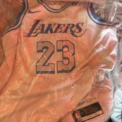 Lakers LeBron Jersey Lore Series Size XL 52 