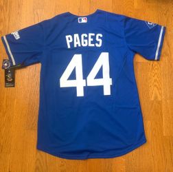 Blue Los Angeles dodgers Andy pages road jersey