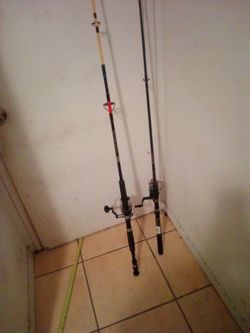 Fishing poles and tackle